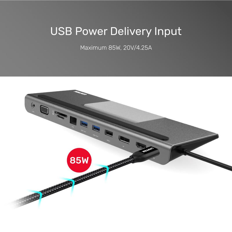 Unitek 11-In-1 USB3.1 Universal Docking Station D1022A