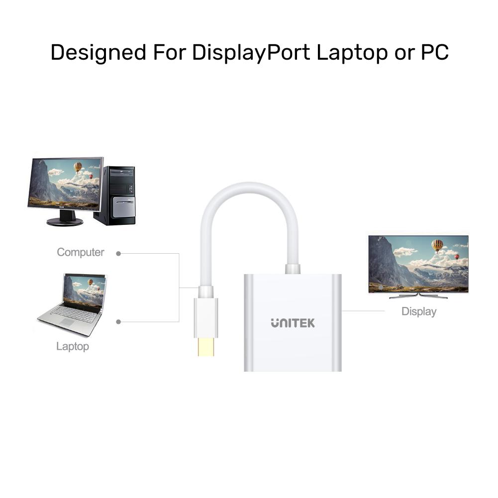 Unitek Mini Display Port to VGA Converter | Computer Accessories Unitek Mini Display Port to VGA Converter | Computer Accessories