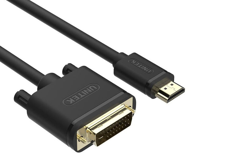 Unitek HDMI Male to DVI24+1 Male 1.5M