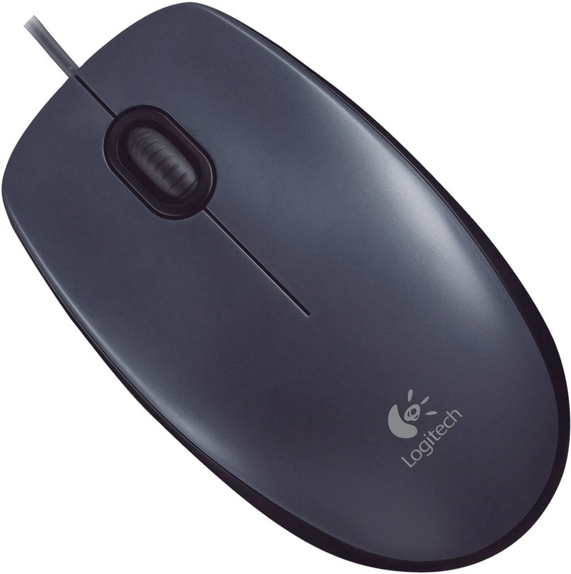 Logitech M100 Corded USB Mouse Grey 910-005003