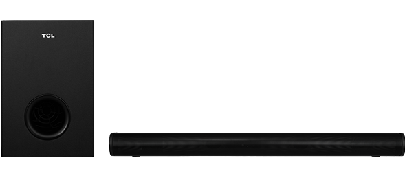 TCL 2.1 Channel Sound Bar with Wireless Subwoofer Black TS3010