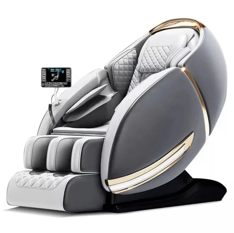Luxury Massage Chair Super Long Gray