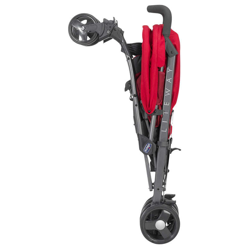 Liteway Stroller With Basic Bumper Bar Red