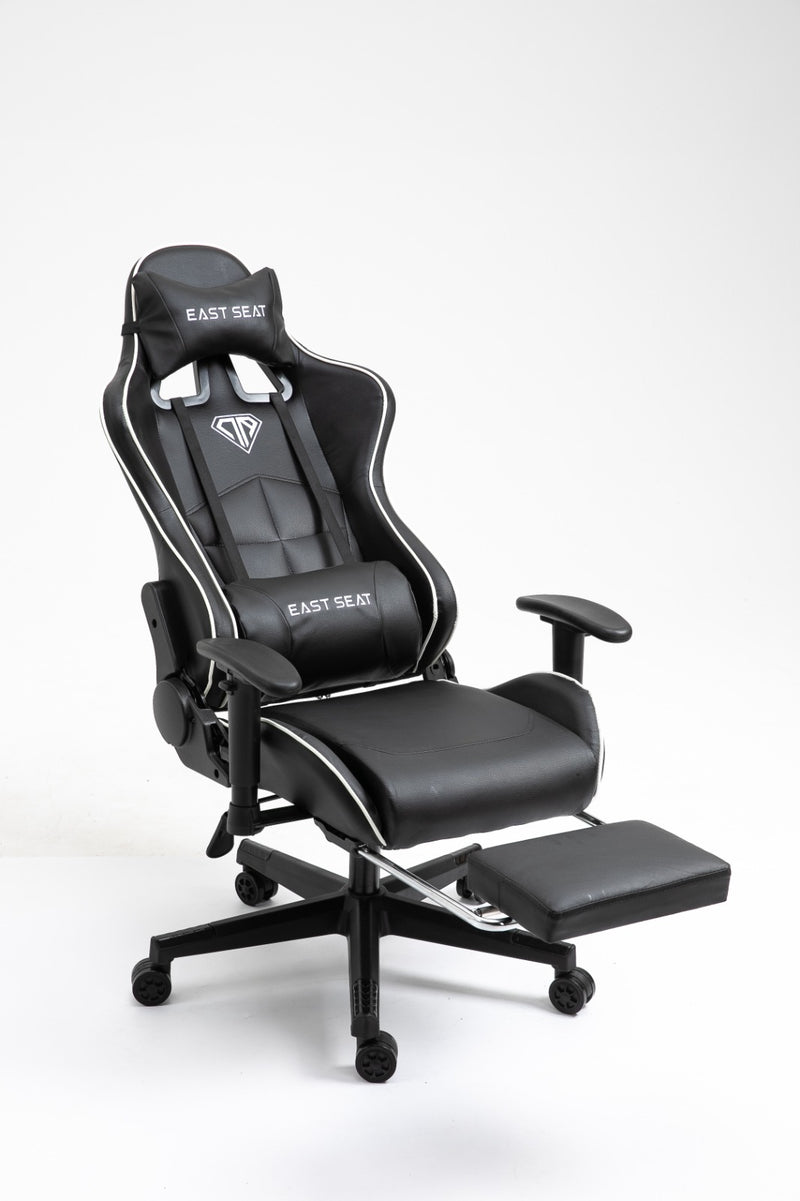 Chaho East Seat Gaming Chair with Foot Rest Black YT-011B