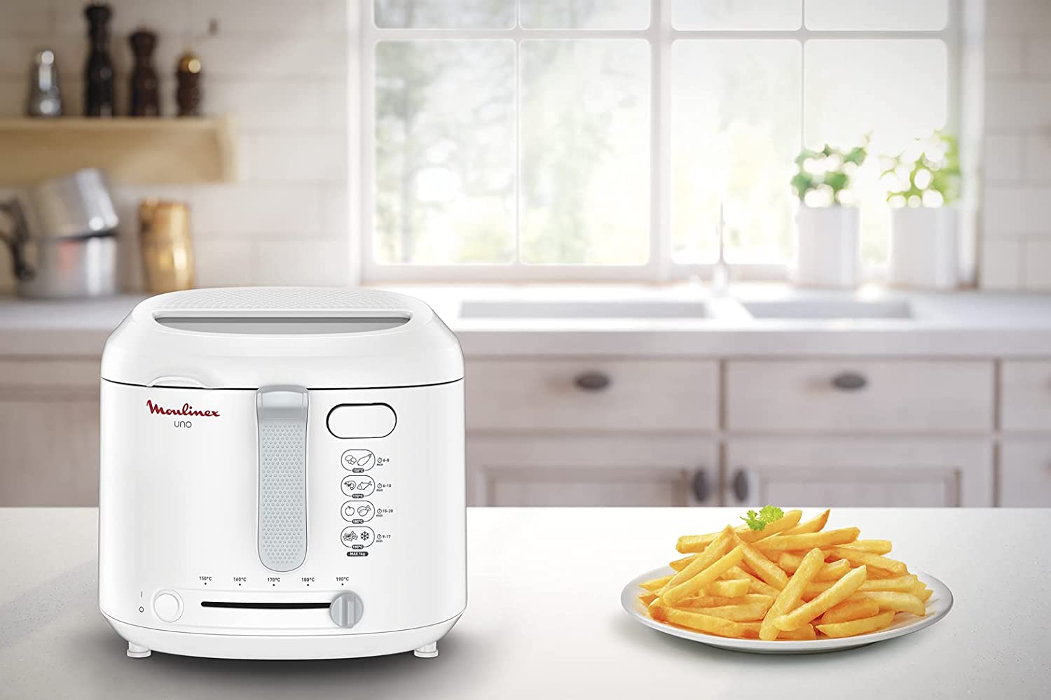 Moulinex 1.8 Liter 1600W Deep Fryer White AF203127 | Kitchen Appliances Moulinex 1.8 Liter 1600W Deep Fryer White AF203127 | Kitchen Appliances