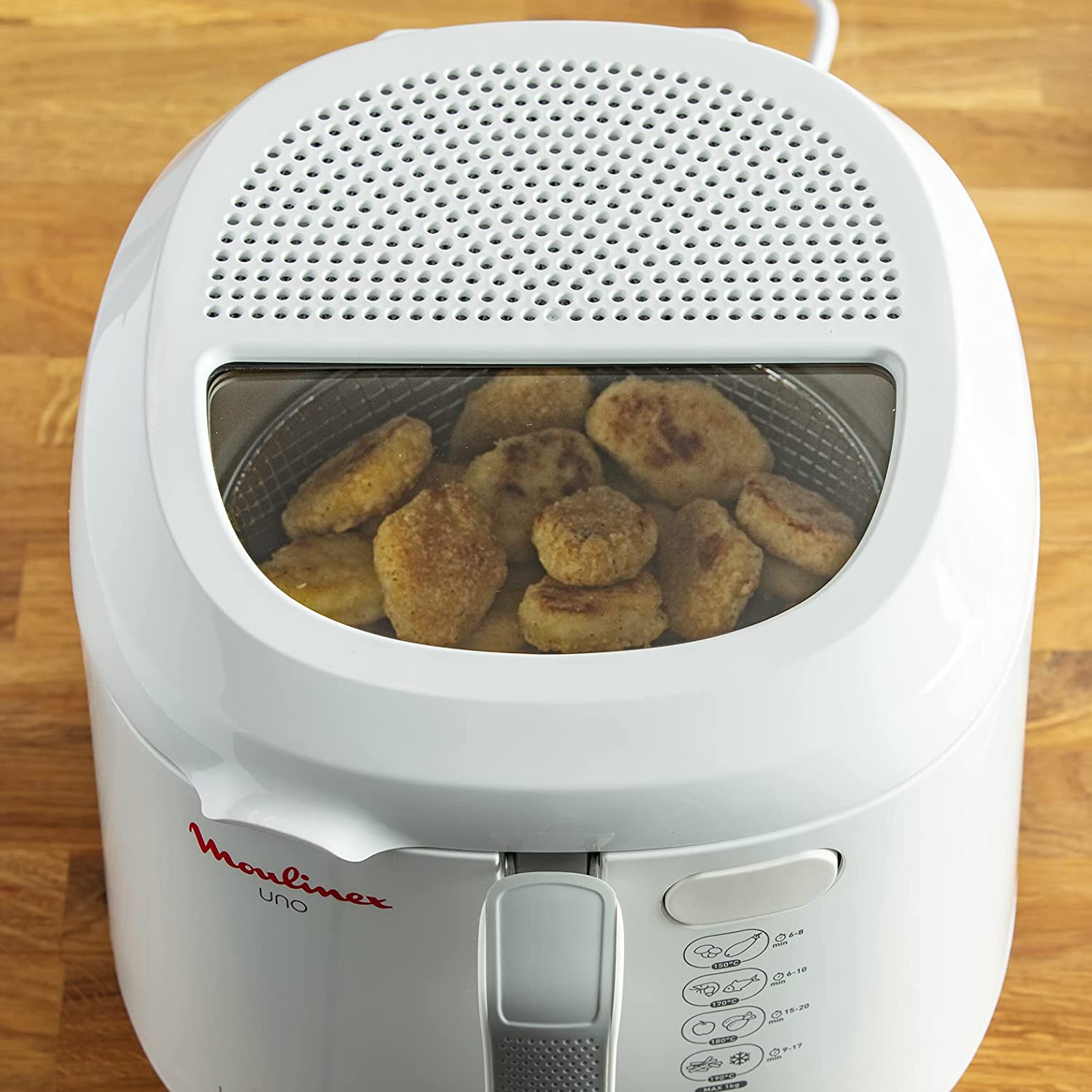 Moulinex 1.8 Liter 1600W Deep Fryer White AF203127 | Kitchen Appliances Moulinex 1.8 Liter 1600W Deep Fryer White AF203127 | Kitchen Appliances