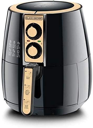 Black & Decker 4L/1.2Kg Manual Aero Fryer AF300-B5