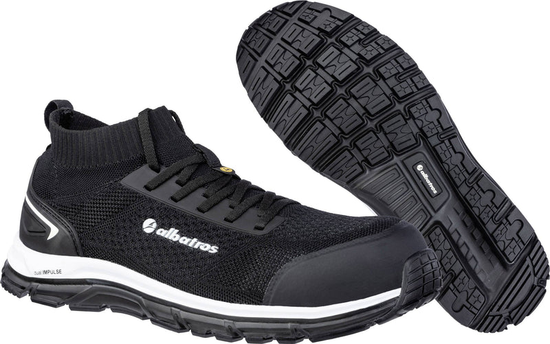 Albatros Ultimate Impulse Black Low S1P Safety Shoes 38-47 Sizes 64.672.0
