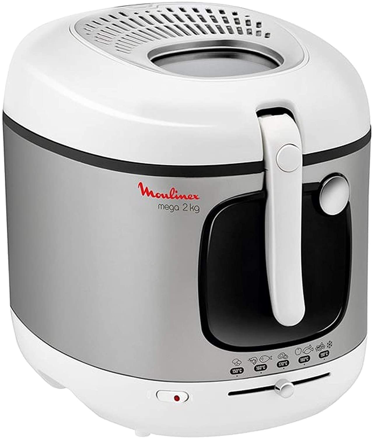Moulinex Deep Fryer Electric XXL Removable 2 Kg 1960 Watts Silver AM480027 | Kitchen Appliances Moulinex Deep Fryer Electric XXL Removable 2 Kg 1960 Watts Silver AM480027 | Kitchen Appliances