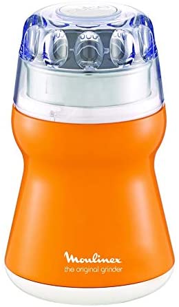 Moulinex Coffee Grinder 180W 50G 1-2-3 System Orange AR110O27
