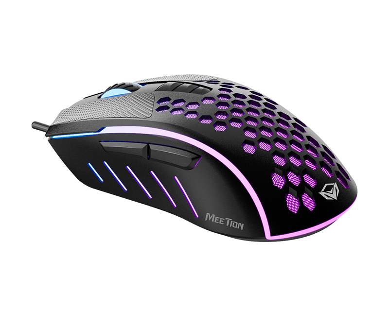 Meetion Lightweight Honeycomb Gaming Mouse MT-GM015 | Games Meetion Lightweight Honeycomb Gaming Mouse MT-GM015 | Games