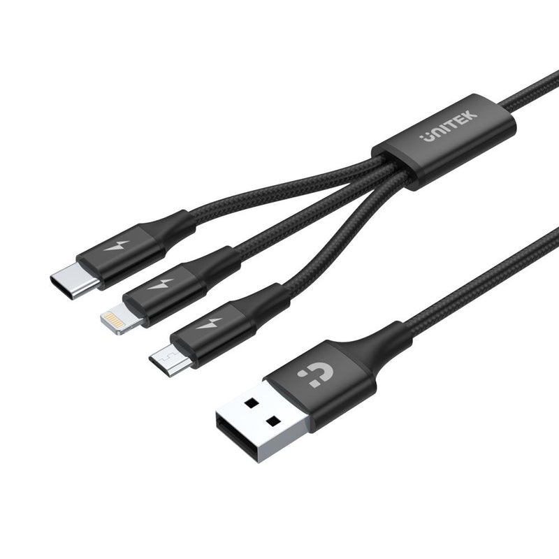 PACK 3EN1 CHARGEUR VOITURE 2 USB-A + CABLE 3EN1 + SUPPORT GRILLE