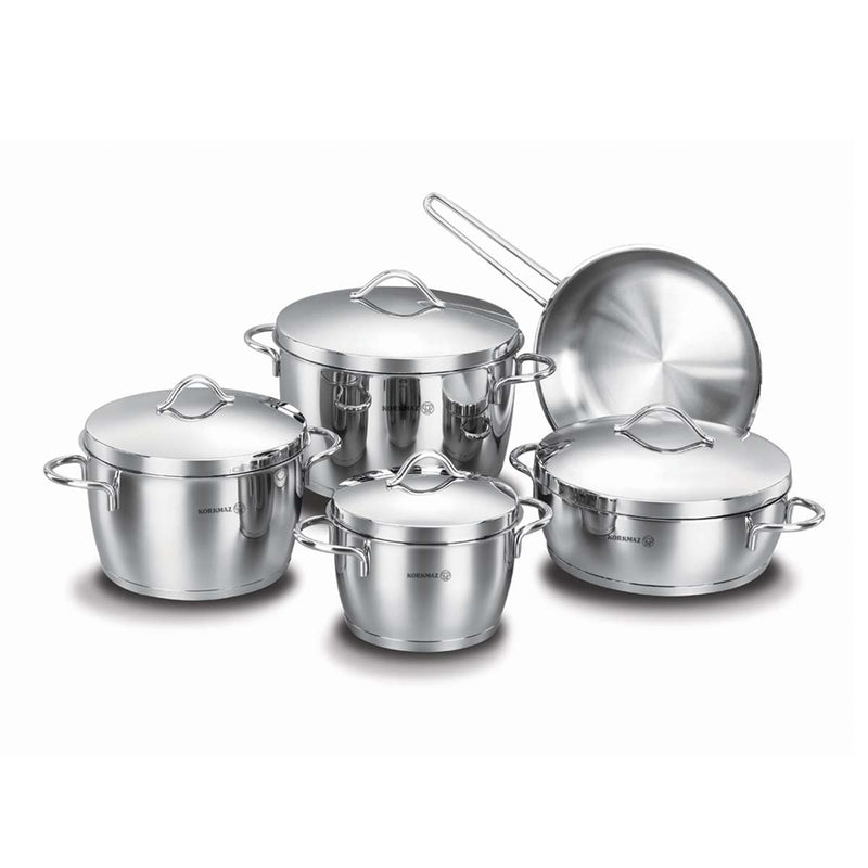 Korkmaz Astra 9 Pcs Cookware Set