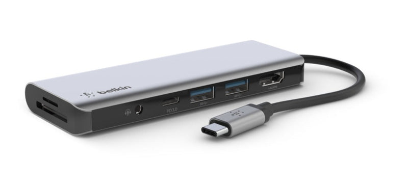 Belkin USB C 7 In 1 Multiport Hub Adapter AVC009btSGY