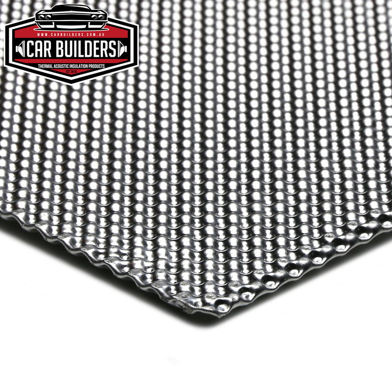 Car Builders Aluminum Embossed Heat Shied 300mm x 500mm