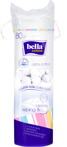 Bella Cotton Bag Of 80 Cotton Pads