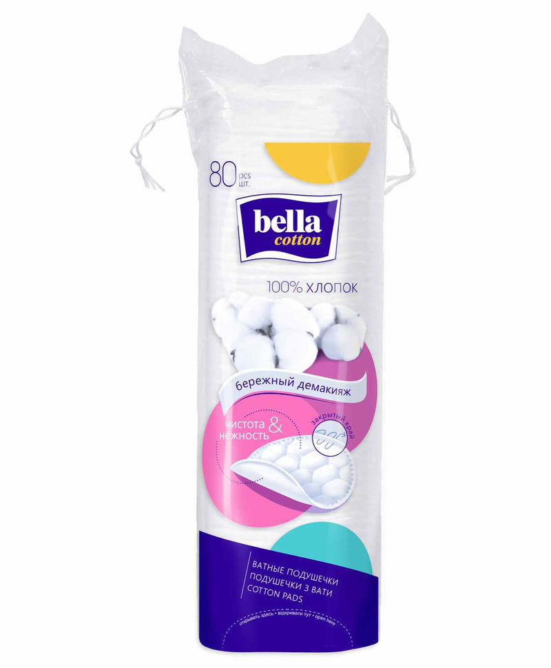 Bella Bag Of 80 Cotton Premium Pads