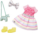 Sequins & Stripes Dress Outfit For 14" Doll