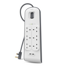 Belkin Surge 6OT 650J 2M 2 USB 2.4A Shared BSV604af2M