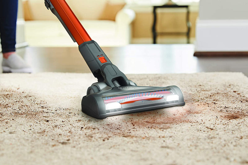 Black & Decker 18V 2.0Ah PowerSeries Floor Extension Stick Vac Grey BHFEV182C-GB