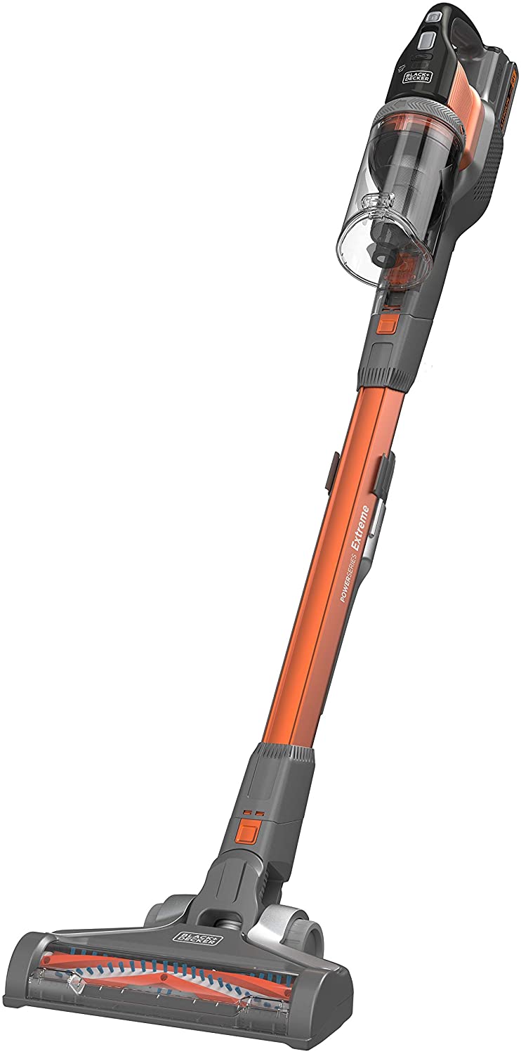 Black & Decker 18V 2.0Ah PowerSeries Floor Extension Stick Vac Grey BHFEV182C-GB