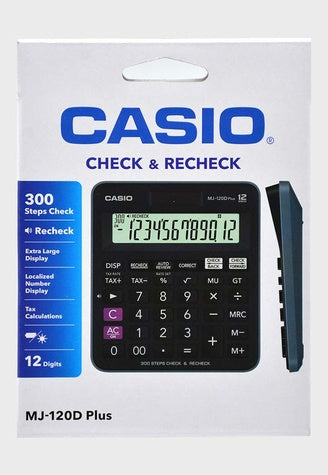 Desktop Calculator With Check & Correct Function MJ-120Dplus-BKWDPW