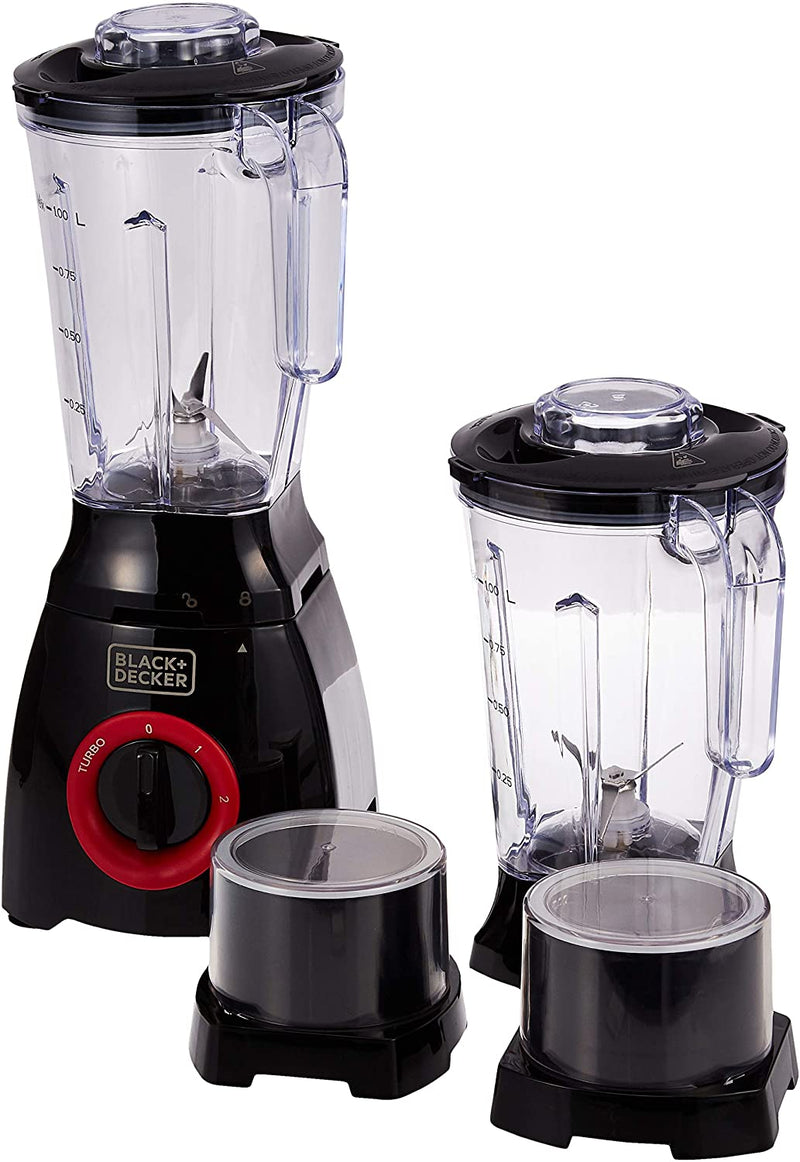 Black & Decker Blender With Grinder Grater Mill Extra Jar 400W BL415-B5