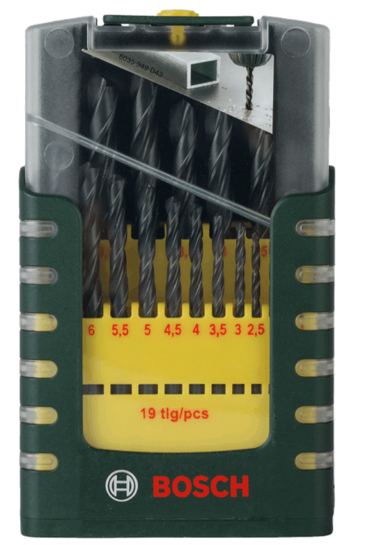 Bosch Metal Drill Bit HSS-R Set 19 Pieces BO2607017151