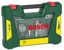 Bosch Classic V Line Drill And Screwdriver Bit Set 68 Pieces With Folding Knife Magnetic Stick And Angle Driver BO2607017191