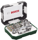 Bosch Screwdriver Bit Set 26 Pieces With Ratchet BO2607017322