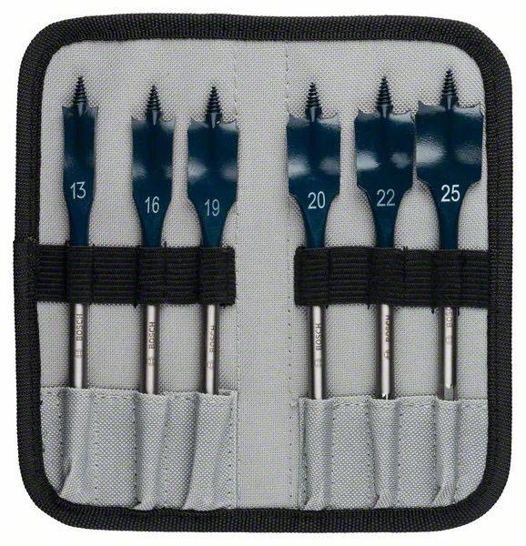 Bosch Self Cut Speed Flat Wood Bit Set 6 Pieces BO2608595425