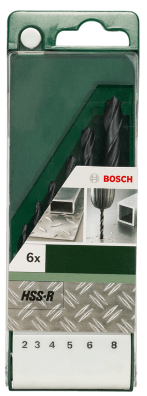 Bosch Metal Drill Bit HSS-R DIN 338 Set 6 Pcs BO2609255029 | Drills, Impact Drills & Screwdrivers Bosch Metal Drill Bit HSS-R DIN 338 Set 6 Pcs BO2609255029 | Drills, Impact Drills & Screwdrivers