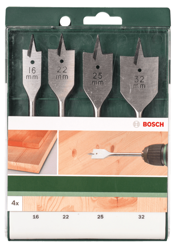 Bosch Spade Bit Set 4 Pieces BO2609255275 | Drills, Impact Drills & Screwdrivers Bosch Spade Bit Set 4 Pieces BO2609255275 | Drills, Impact Drills & Screwdrivers