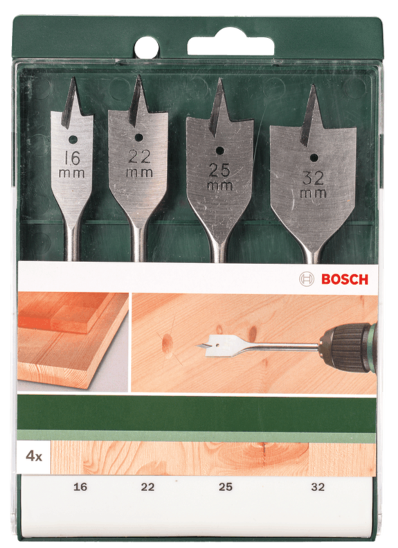 Bosch Spade Bit Set 4 Pieces BO2609255275