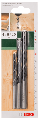 Bosch Wood Drill Bit Set 3 Pieces BO2609255308