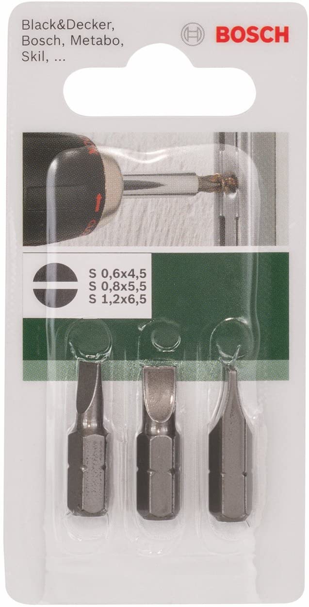 Bosch Screw Driver Bit Set 25mm 3Pcs BO2609255963