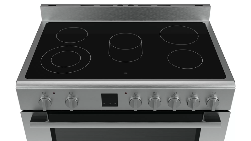 Bosch Serie 8 Electric Range Cooker Stainless Steel HKK99V850M