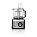 Bosch Food Processor Multi Talent 8 1250W Black Brushed Stainless Steel MC812M853G
