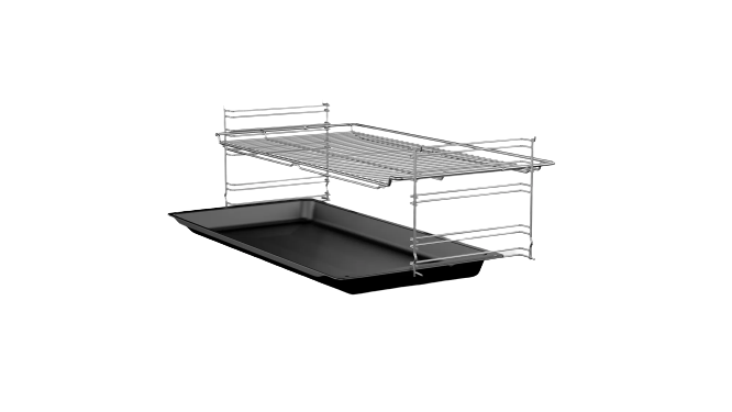 Bosch Serie 6 Gas Range Cooker Stainless Steel HGX5H0W50M