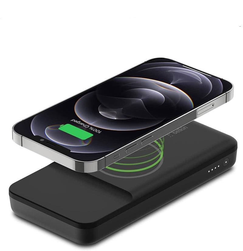 Belkin Boostcharge Magnetic Portable Wireless Charger 10K Black BPD001BTBK