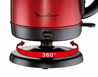 Moulinex Kettle Steel 2200W 1.7 Liter Red BY530527