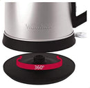 Moulinex Kettle 2400W Power 1.7 Liter Capacity Stainless Steel Kettle BY550D27