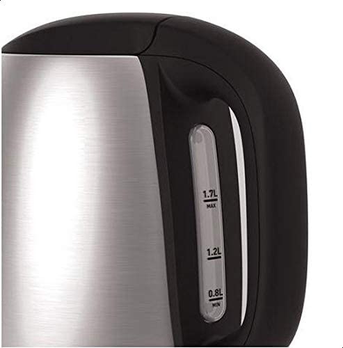 Moulinex Kettle 2400W Power 1.7 Liter Capacity Stainless Steel Kettle BY550D27