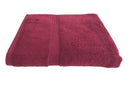 Royal Blue Bath Sheet 90 x 180cm Burgundy Regular