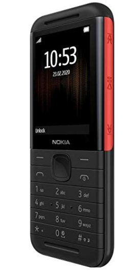 Nokia 5310 Dual SIM Basic Mobile Black and Red NK5310