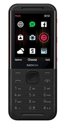 Nokia 5310 Dual SIM Basic Mobile Black and Red NK5310