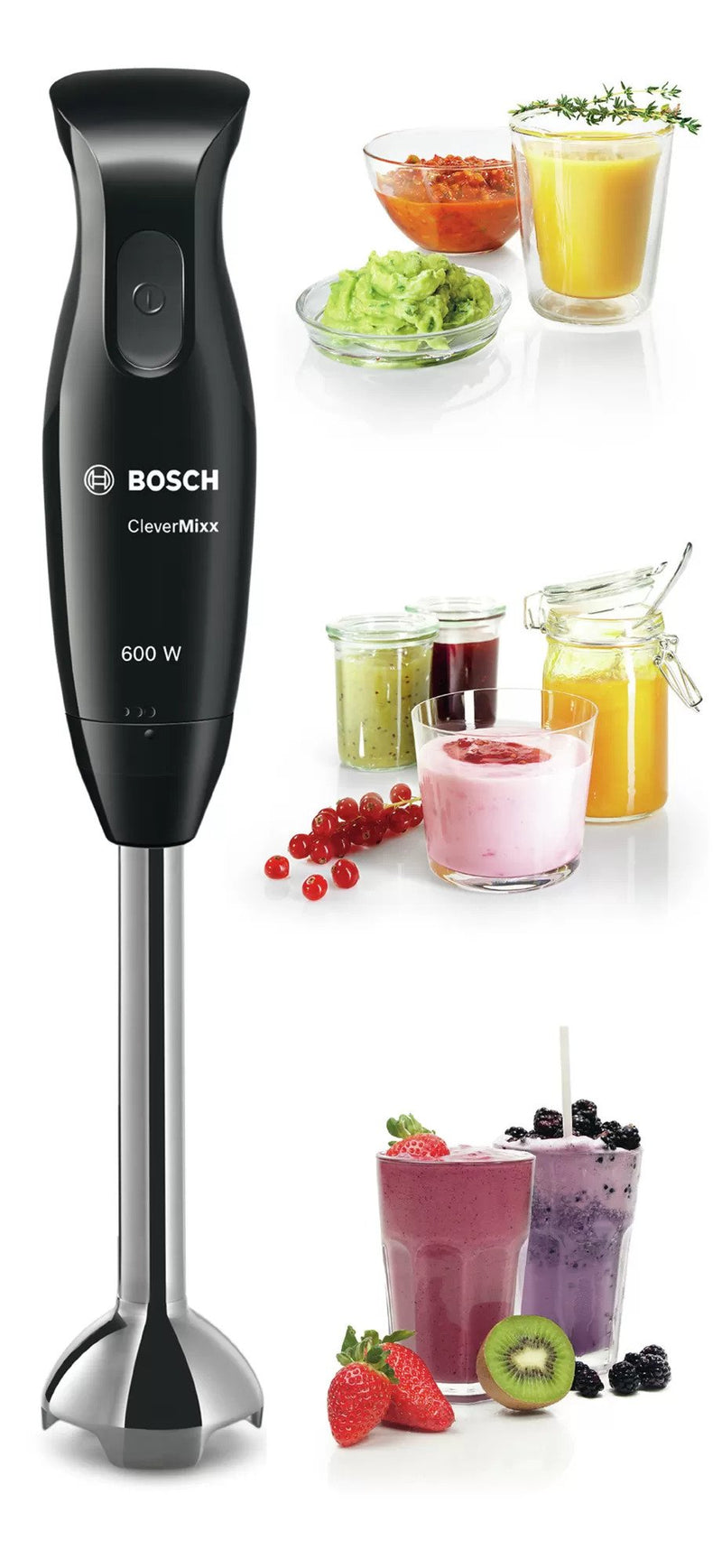 Bosch Hand Blender Clever Mixx 600W Black MSM2610BGB