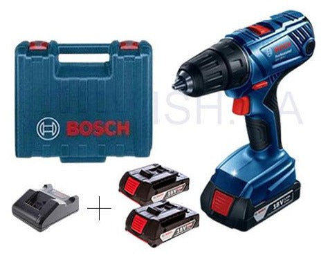 Bosch Cordless Drill/Driver GSR 180-LI Professional 2x1.5 AH