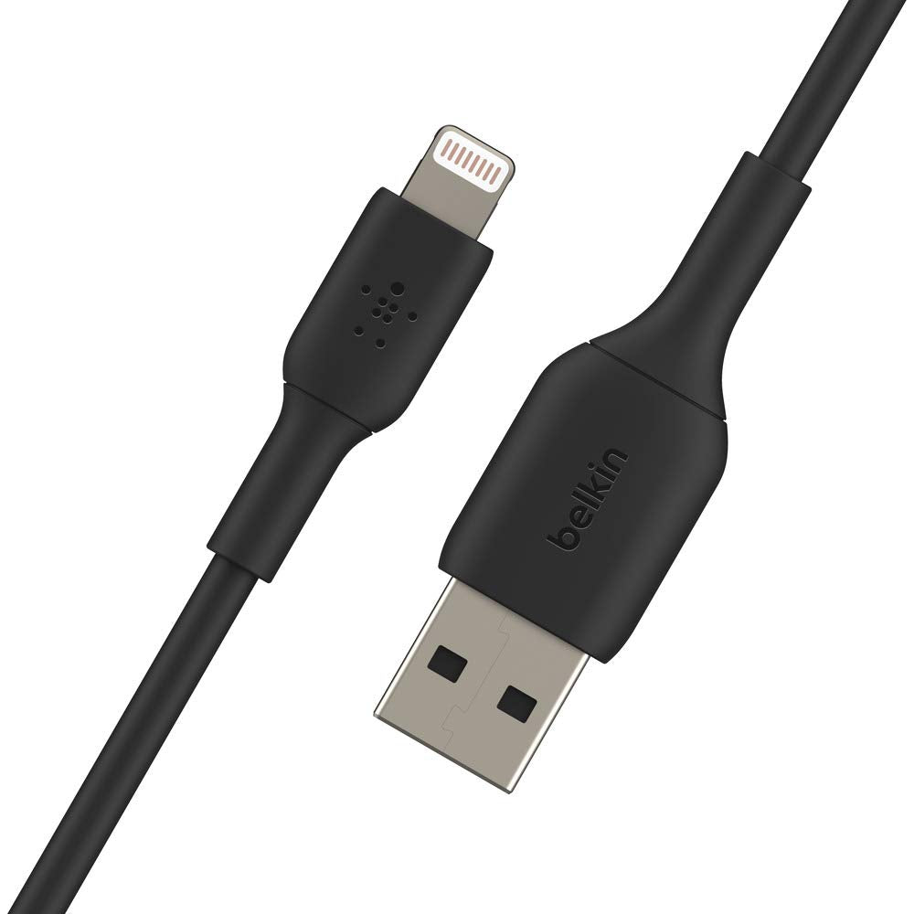 Belkin PVC Lightning To USB A Cable 1M Black CAA001bt1MBK | Gadgets & Accessories Belkin PVC Lightning To USB A Cable 1M Black CAA001bt1MBK | Gadgets & Accessories