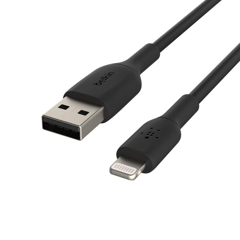 Belkin PVC Lightning To USB A Cable 1M Black CAA001bt1MBK